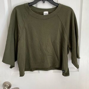 VS PINK Olive Green Top
